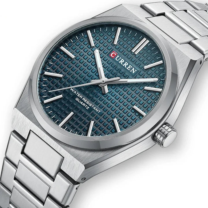 Stainless Curren Athens men's watch