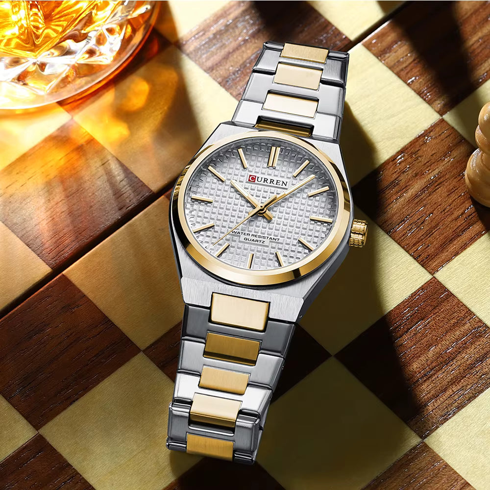 Stainless Curren Athens men's watch