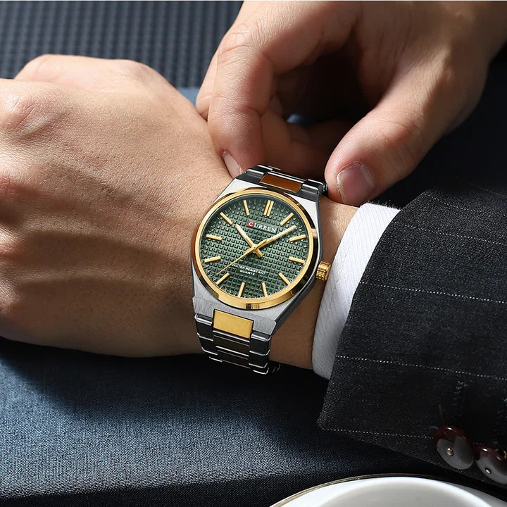 Stainless Curren Athens men's watch