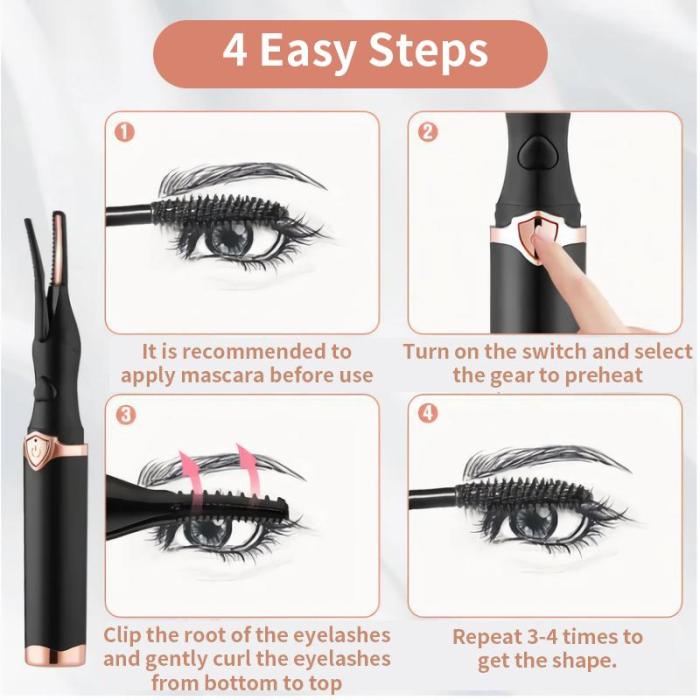 Heated Eyelash Curler For All Day Lift