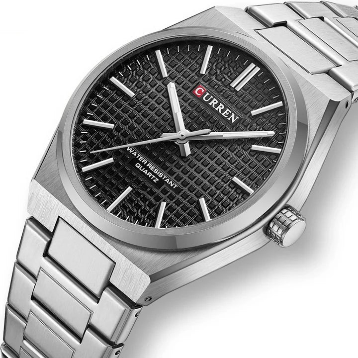 Stainless Curren Athens men's watch