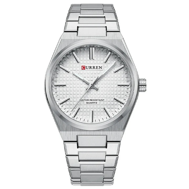 Stainless Curren Athens men's watch