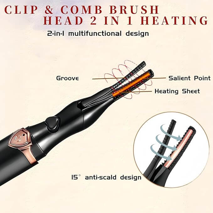 Heated Eyelash Curler For All Day Lift