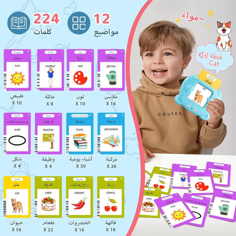 Flash Cards Language Trainer for Young Children