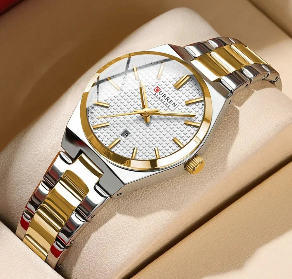 Stainless Curren Athen couples watches