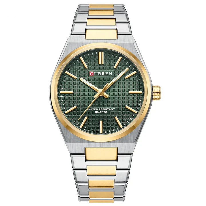 Stainless Curren Athens men's watch
