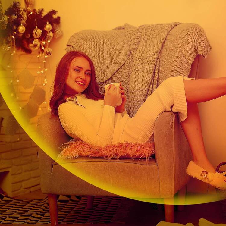 Sunset Lamp for a Relaxing Sunset Glow