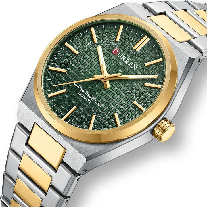 Stainless Curren Athens men's watch